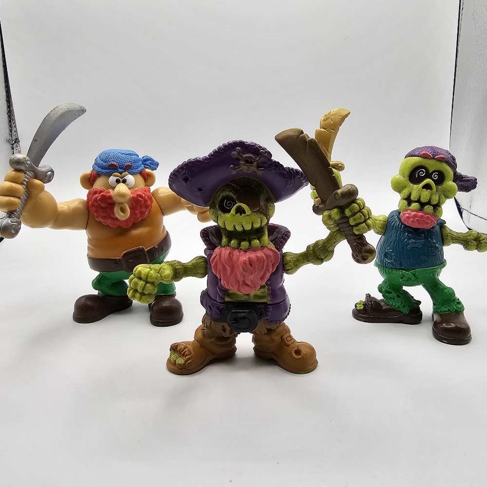 Pirates Band Of Misfits 3.5” Action Figure 3pc Lot